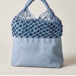 Sundance Blue Woven Handbag